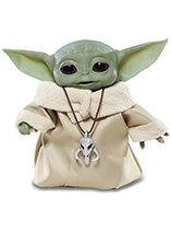 Peluche animatronique de Baby Yoda dans The Mandalorian