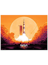 Sérigraphie du Lancement d’Apollo 11 – NASA