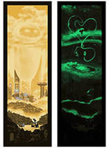 Sérigraphies Wall-E – édition limitée brille dans le noir