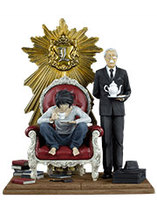 Figurine / Diorama L & Watari dans Death Note par Oniri Créations