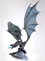 Figurine de Viserion ice dragon dans Game of Thrones