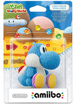 Amiibo Yoshi de laine bleu ciel