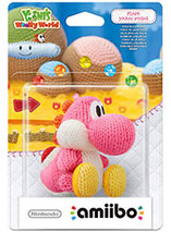 Amiibo Yoshi de laine rose