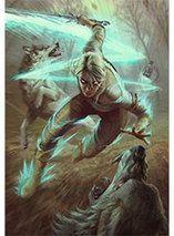 Art Print Ciri Dashing dans Witcher 3