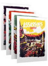 Collection sérigraphies jeux Ubisoft par Marie Bergeron