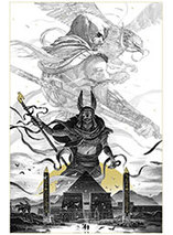 Sérigraphie 3 couleurs Assassin’s Creed Origins par Nicolas Delort