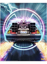 Lithographies Retour Vers le Futur “Outtatime” par Sam Gilbey