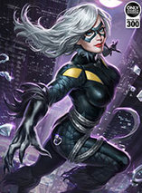 Premium Art Print Black Cat par Sideshow