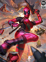 Lady Deadpool – Premium art print par Sideshow
