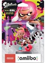 Figurine Amiibo Fille Inkling rose néon – Collection Splatoon