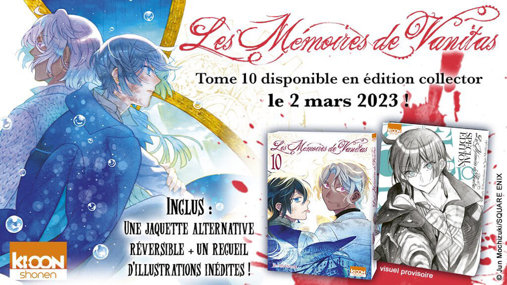 Les Mémoires de Vanitas tome 10 édition limitée