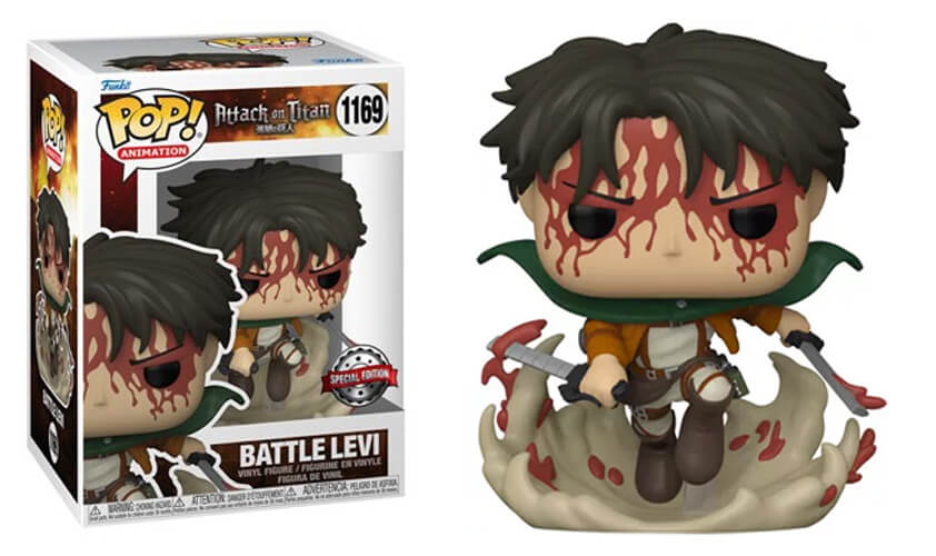 Figurine Funko Pop Animation L Attaque des Titans S3 Battle Levi