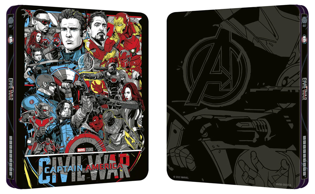 Captain America Civil War steelbook Mondo X