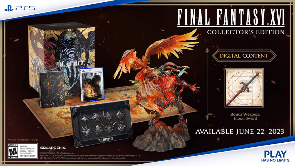 Final Fantasy XVI édition collector