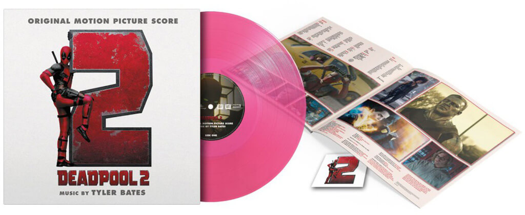 Deadpool 2 bande originale vinyle rose