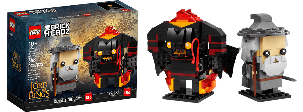 LEGO BrickHeadz Le Seigneur des Anneaux de Gandalf le Gris et le Balrog