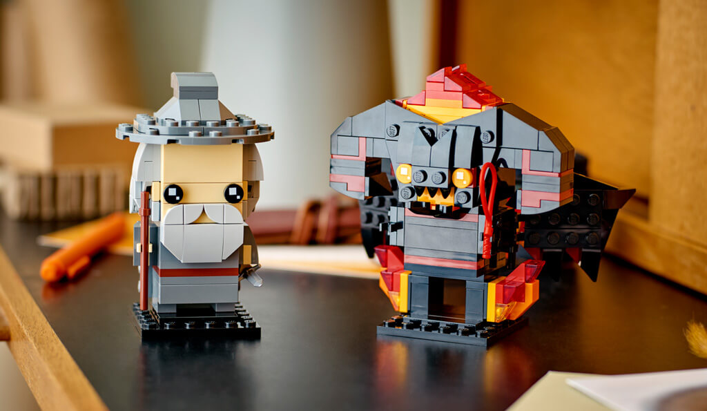 LEGO BrickHeadz Seigneur des Anneaux de Gandalf le Gris et le Balrog
