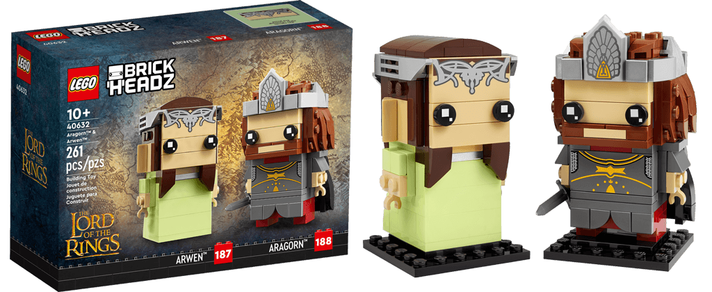 LEGO BrickHeadz Le Seigneur des Anneaux d Aragorn et Arwen