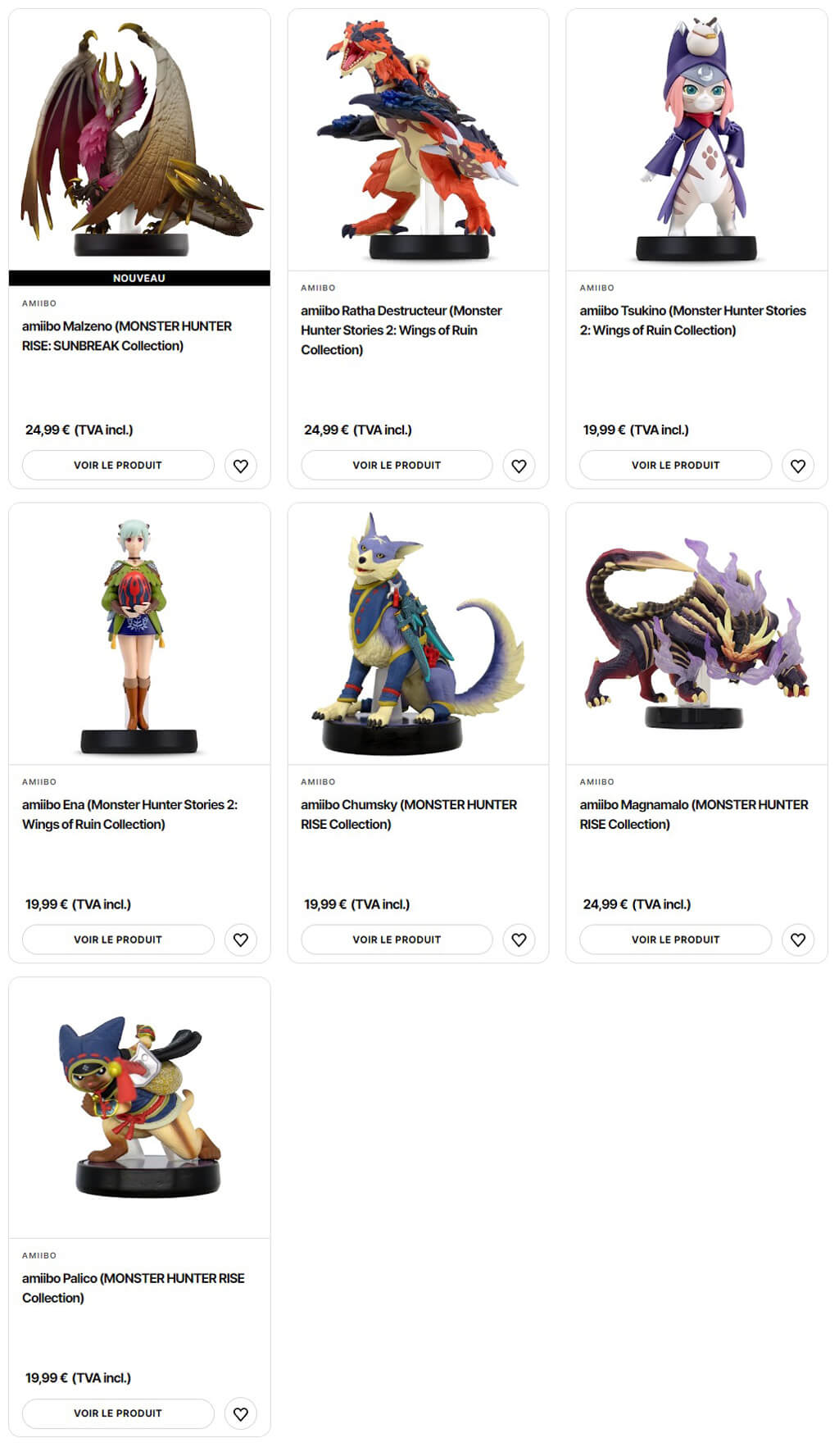 amiibo monster hunter