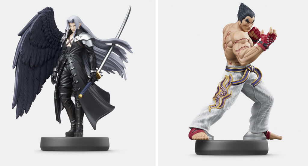 amiibo Sephiroth et Kazuya