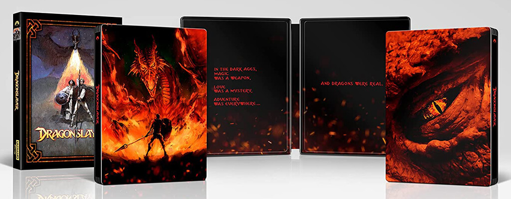 Dragonslayer  1982   Le Dragon du lac de feu  steelbook US