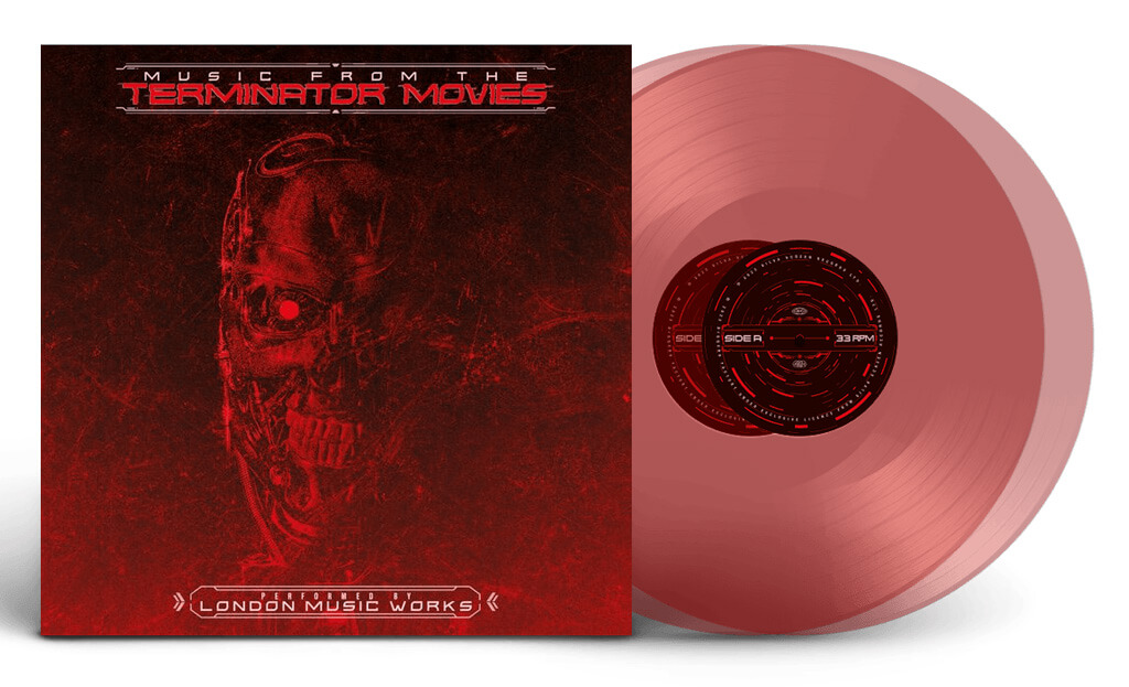 Music from The Terminators Movies compilation double vinyle coloré