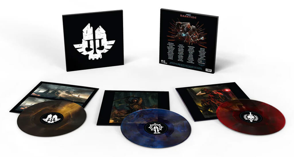 Warhammer 40K Darktide Bande originale édition deluxe triple Vinyle Coloré