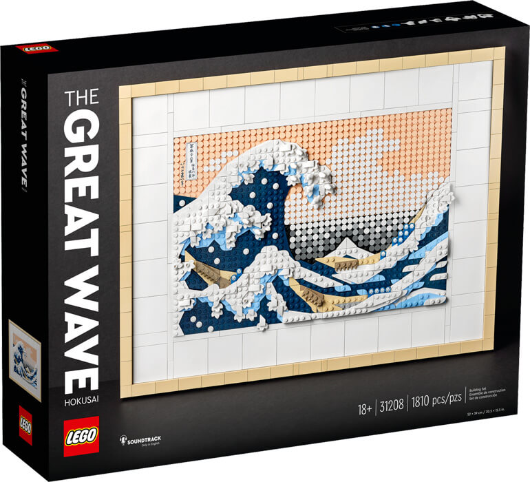 Hokusai La Grande vague LEGO Art