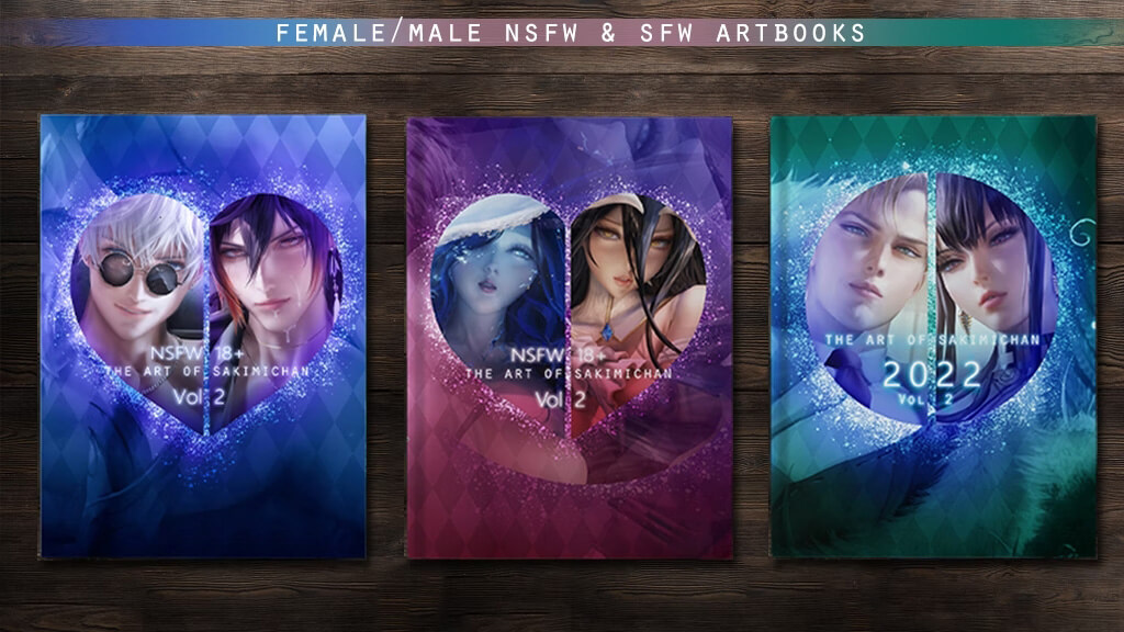 Sakimichan Artbook vol 2 version NSFW et SFW