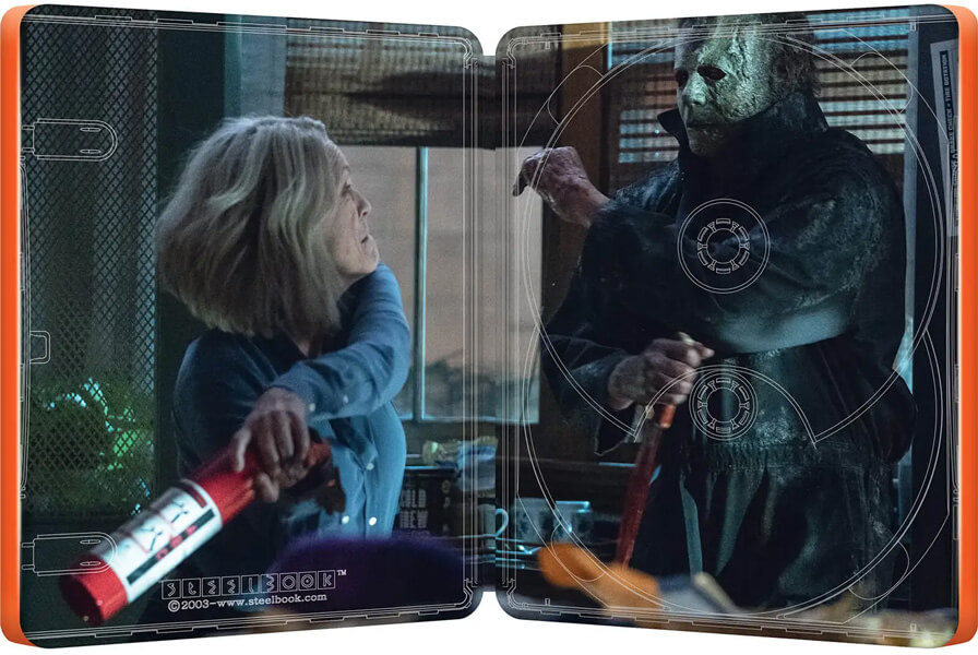 Halloween ends steelbook 4K Zavvi