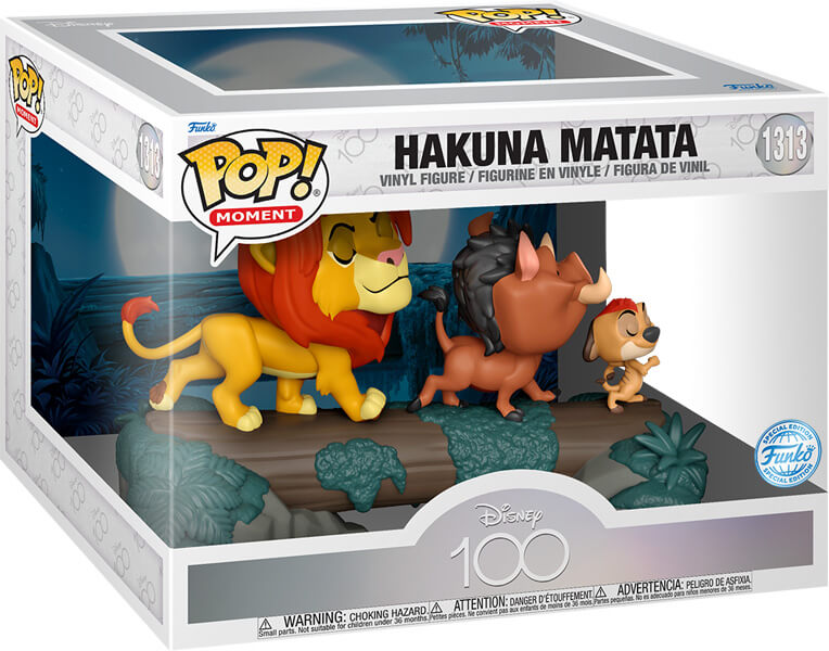 Figurine Funko Pop Hakuna Matata Le Roi Lion