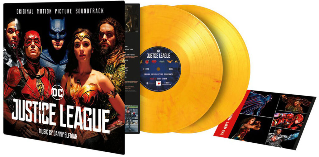 Justice League Bande originale double vinyle jaune
