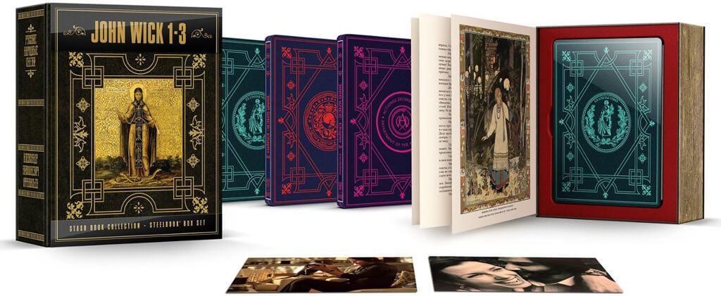 John Wick coffret steelbook trilogie