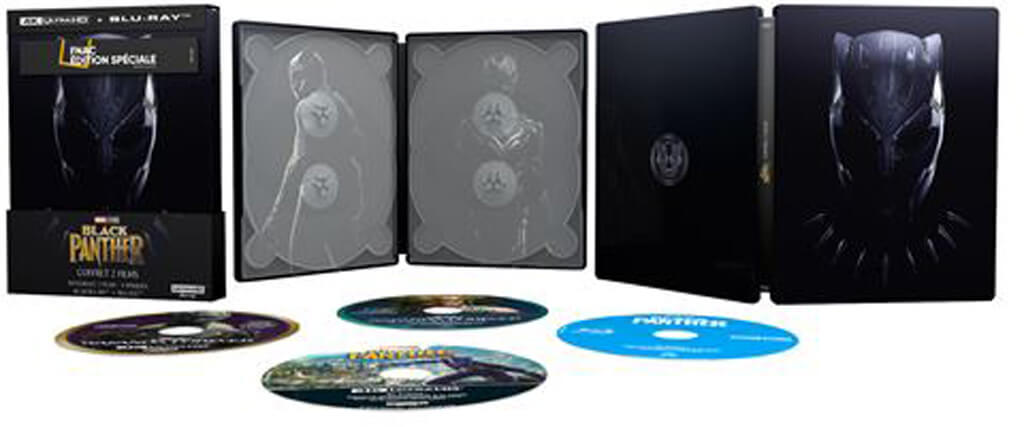 Coffret Black Panther et Black Panther Wakanda Forever Edition Collector Speciale Fnac Steelbook