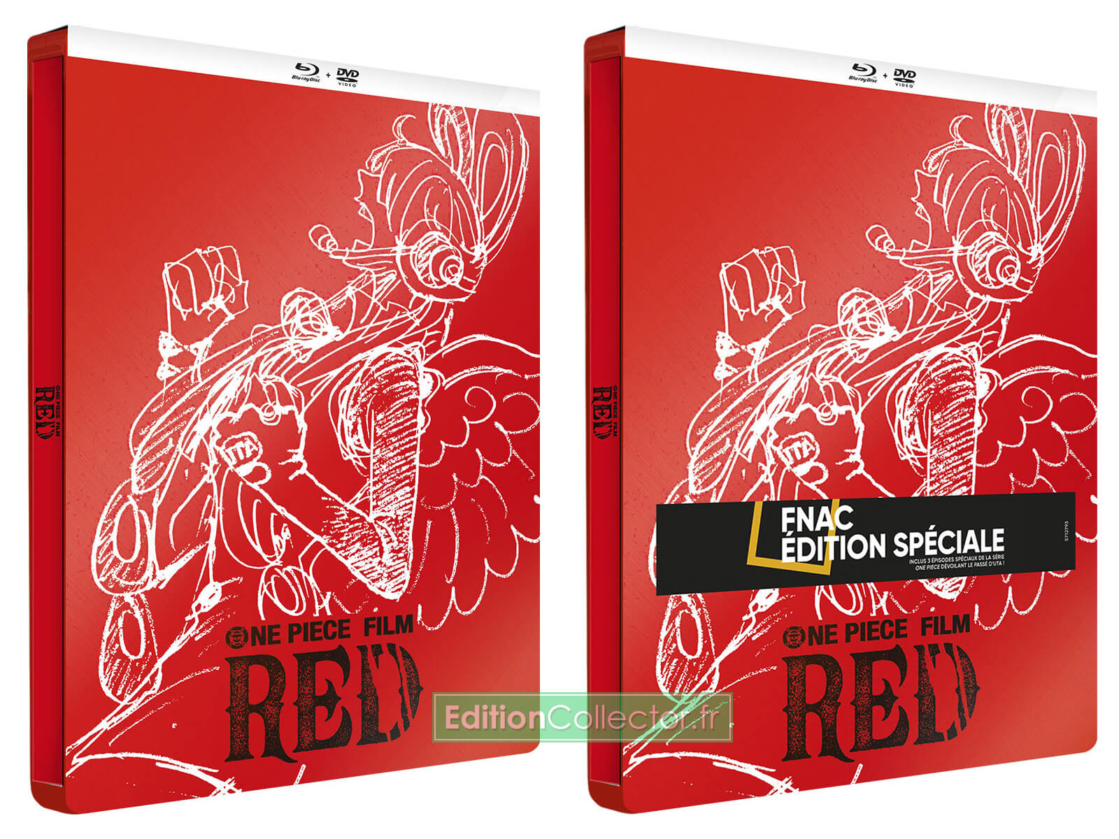 steelbook One Piece Film Red