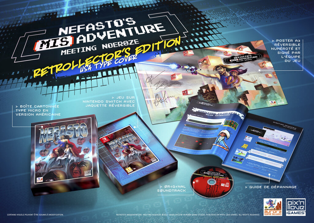 Nefasto s Misadventure édition collector  couverture américaine