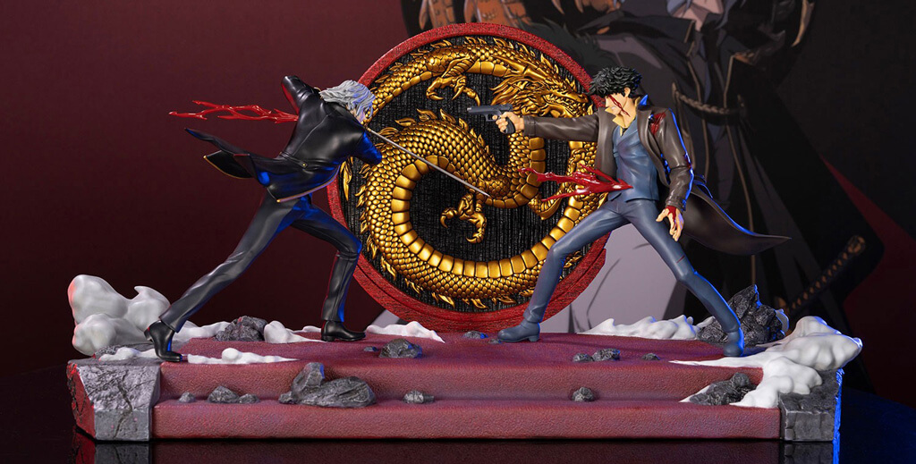 Spike vs vicious dans Cowboy Bebop par F4F