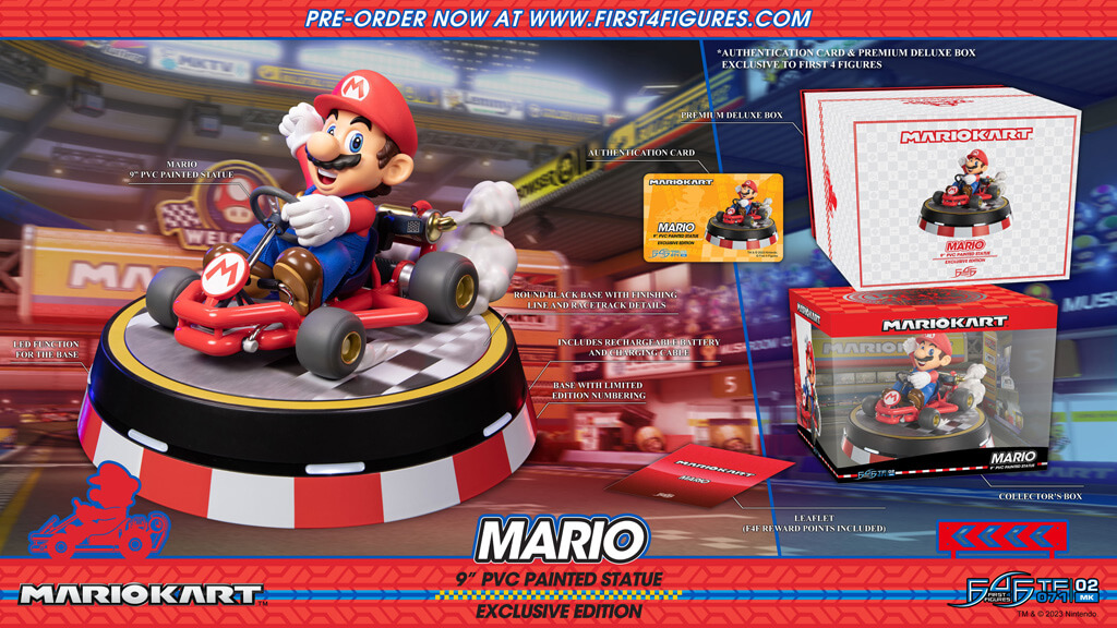 Figurine PVC Mario Kart par F4F