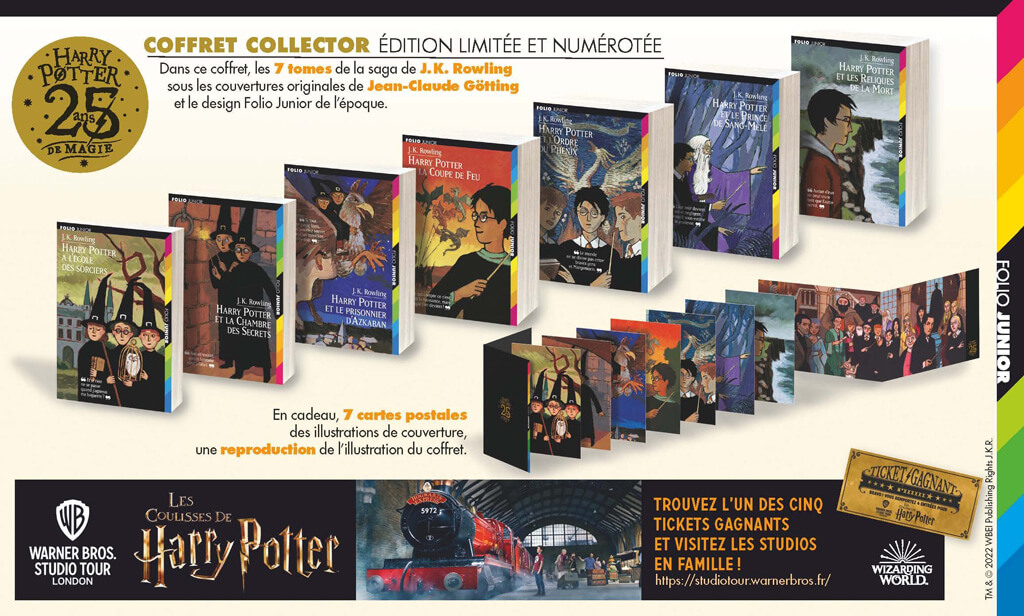 Harry Potter Coffret Collector 25 ans