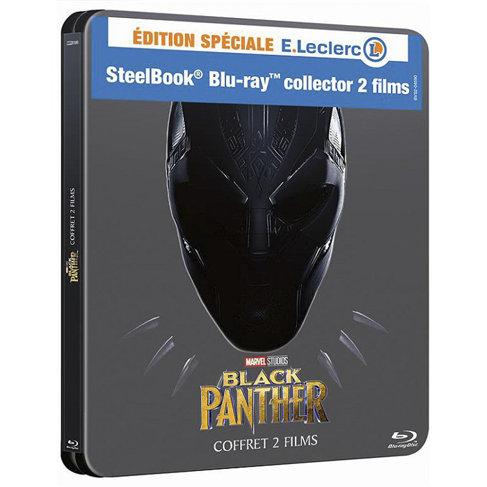 black panther 1 et 2 steelbook leclerc