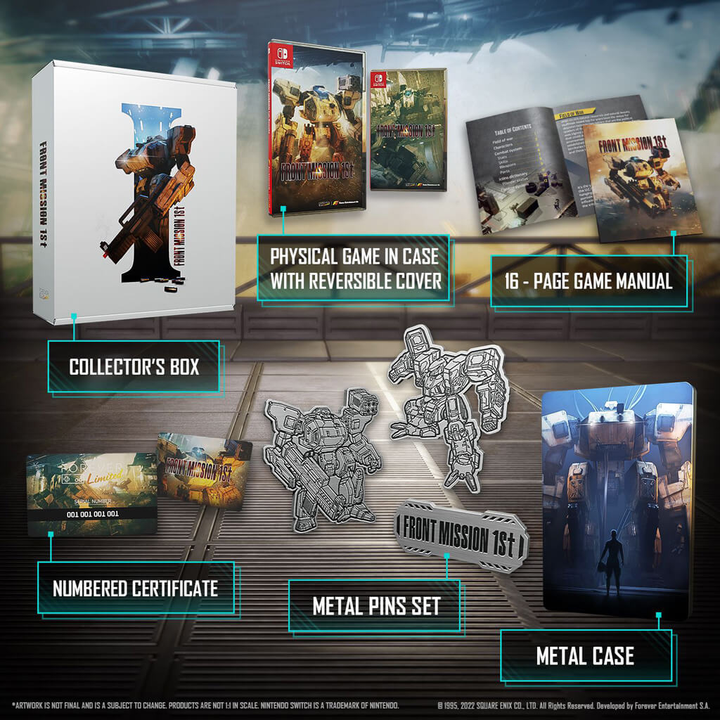 Front Mission 1st Remake édition métal case limitée
