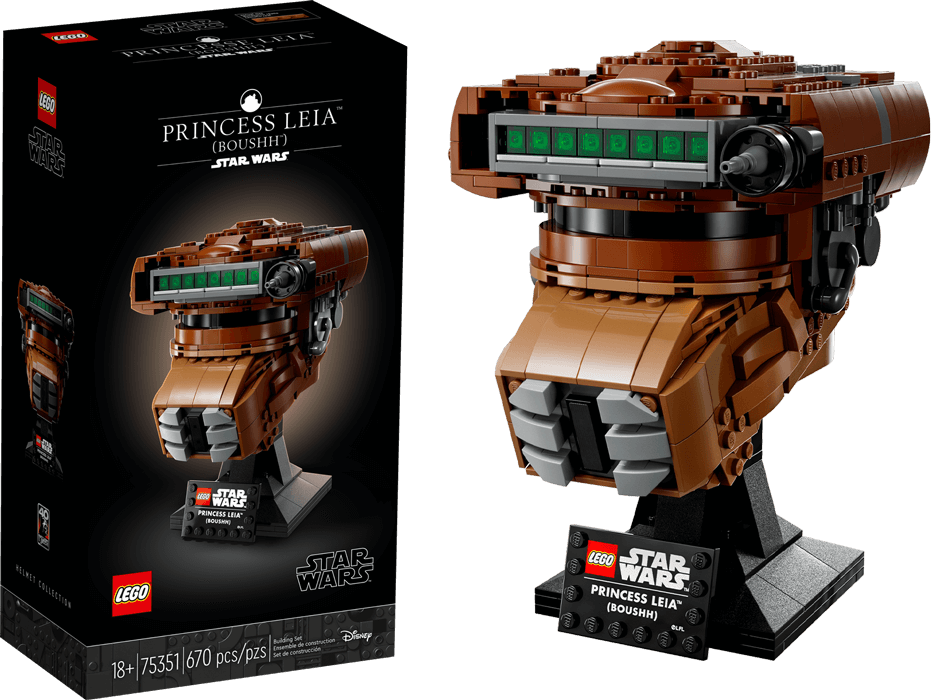 Le casque de la Princesse Leia Boushh LEGO Star Wars