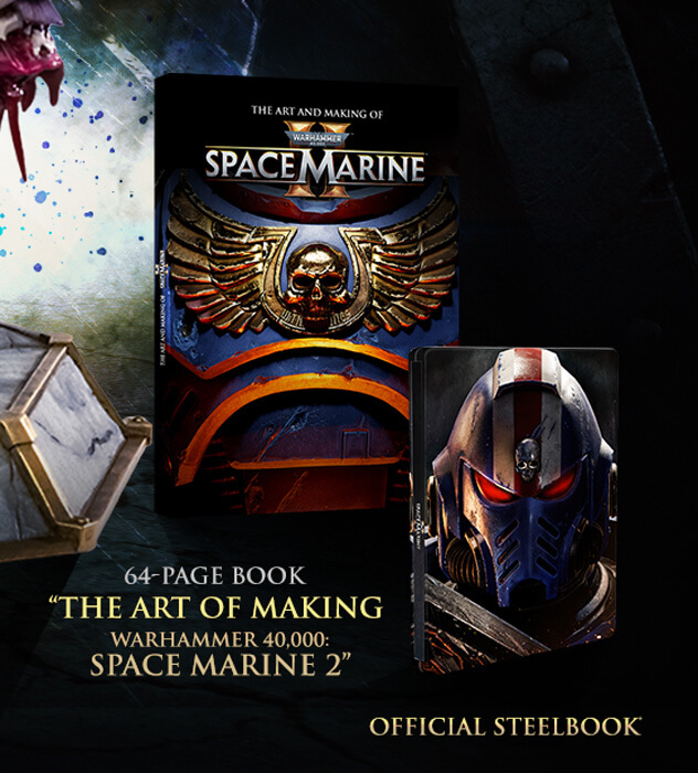 steelbook warhammer 40k space marine 2