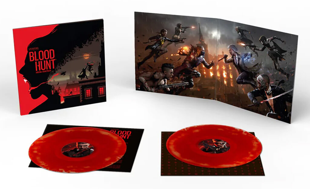 Vampire The Masquerade Bloodhunt Bande originale double vinyle rouge