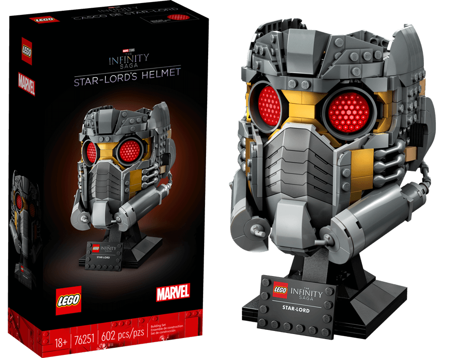 Le casque de Star Lord LEGO Marvel