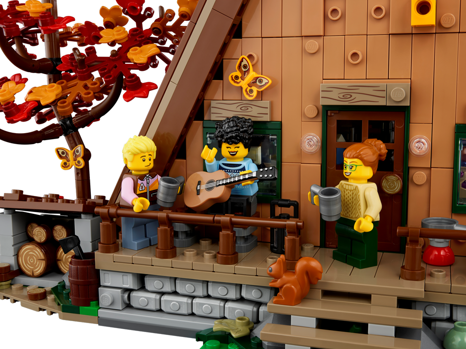 La cabane en A LEGO