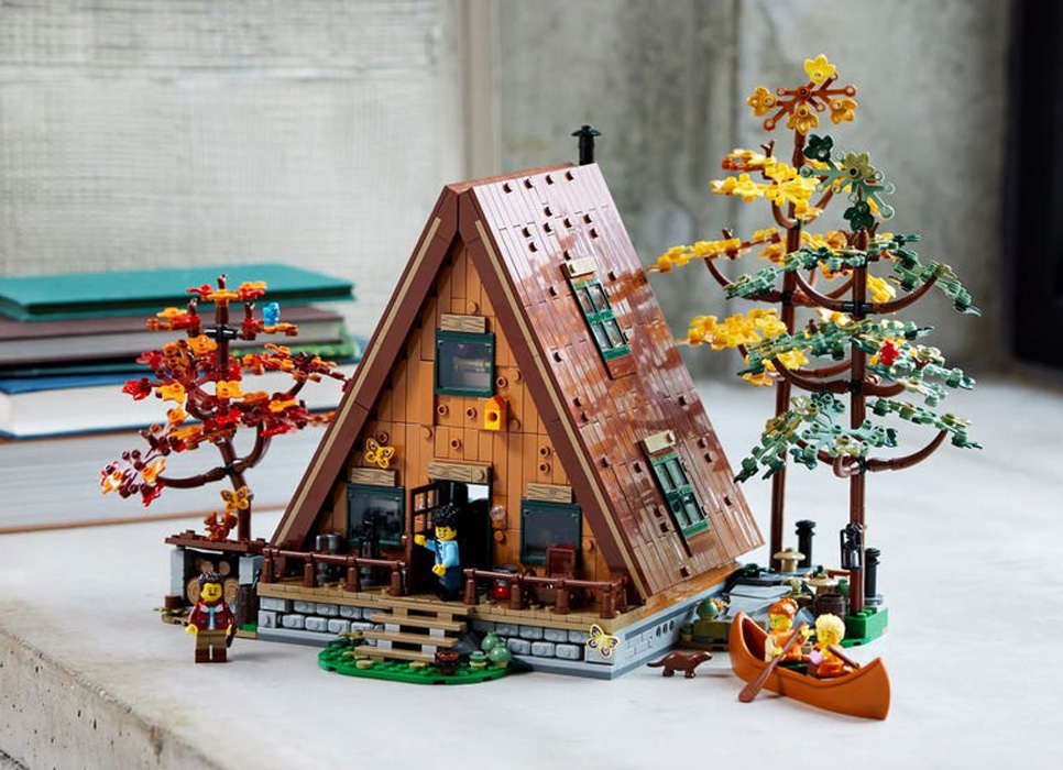 La cabane en A LEGO ideas