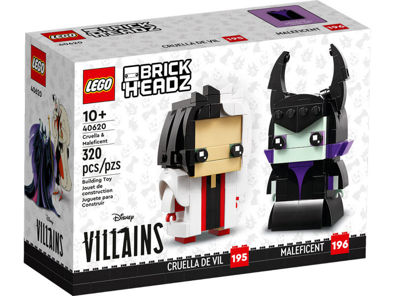 LEGO BrickHeadz Cruella et Maléfique