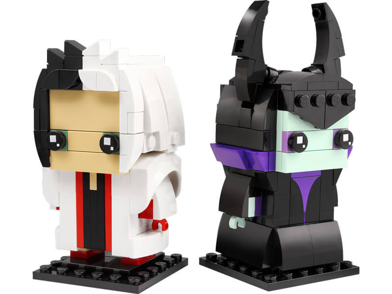 LEGO BrickHeadz de Cruella et Maléfique