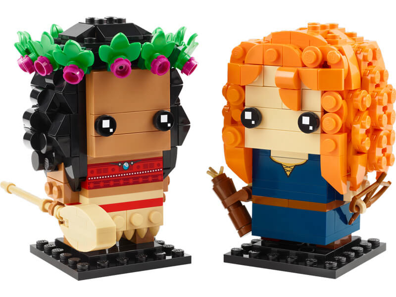 LEGO BrickHeadz de Vaiana et Mérida